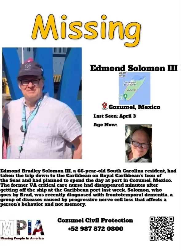 Missing person for Edmond Bradley Solomon III