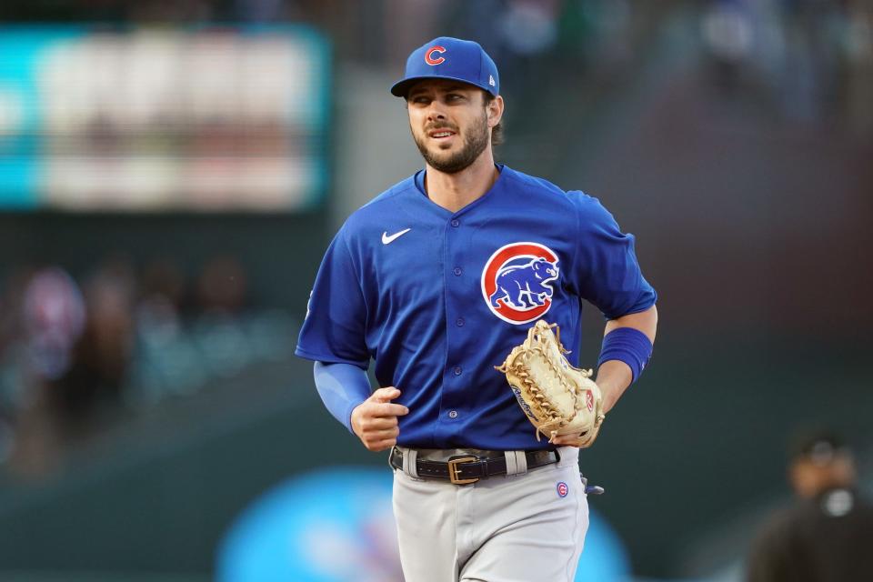 Kris Bryant has played all three outfield positions this season for the Cubs.