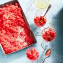 <p>Snowballs are a popular treat in New Orleans, made from shaved ice flavored with sweet syrups. Try this lemon-raspberry option!</p><p>Get the <strong><a href="https://www.goodhousekeeping.com/food-recipes/dessert/a35004488/italian-shaved-ice-granita-recipe/" rel="nofollow noopener" target="_blank" data-ylk="slk:Shaved Ice recipe;elm:context_link;itc:0;sec:content-canvas" class="link ">Shaved Ice recipe</a>.</strong> </p>