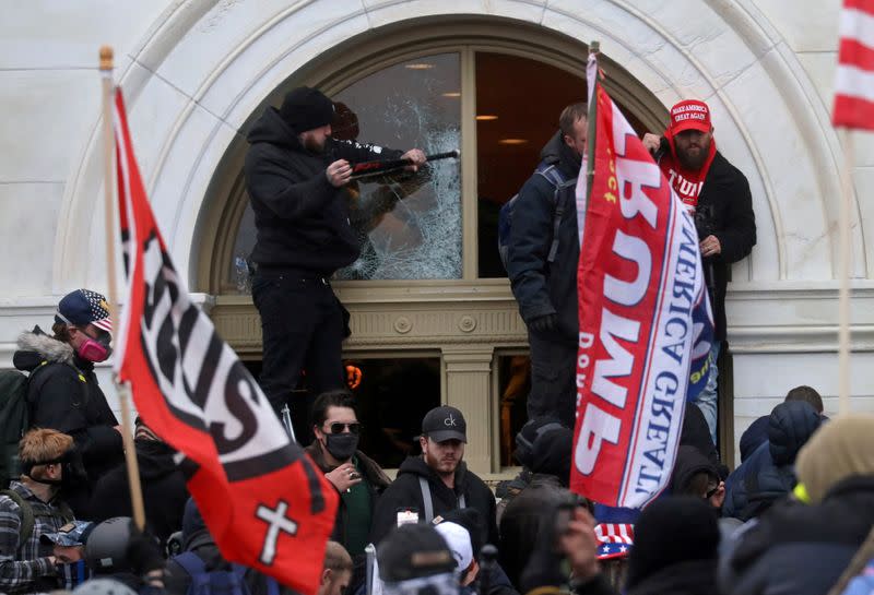 FILE PHOTO: The U.S. Capitol Building is stormed by a pro-Trump mob on January 6, 2021