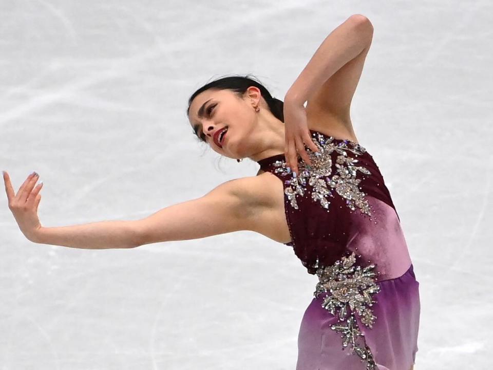 Madeline Schizas will be hoping to follow in the footsteps of other Canadian figure skaters by winning at this week's Skate Canada event in Mississauga. (AFP via Getty Images - image credit)