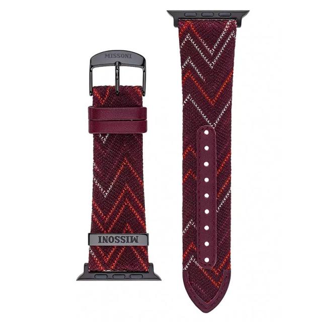 Bluebonnet French Leather Apple Watch Band, - 42,44,45mm