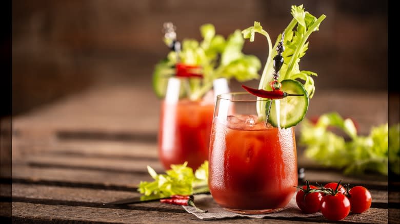 bloody mary cocktails