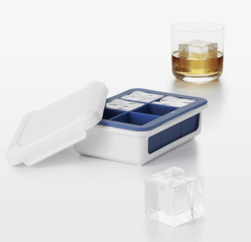 Silicone Covered Ice Tray - Large Cube