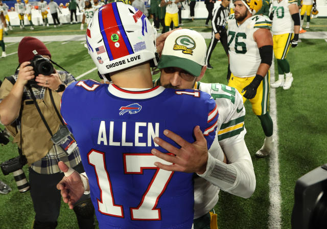 Josh Allen vs. Aaron Rodgers in Week 1