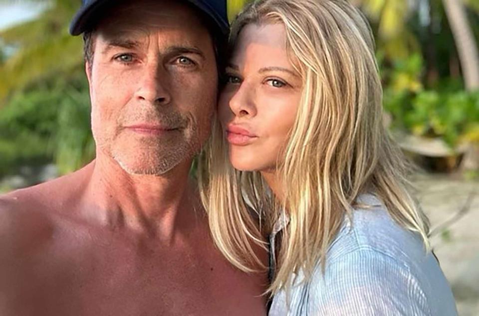 <p>Rob Lowe/Instagram </p> Rob Lowe and wife Sheryl Berkoff