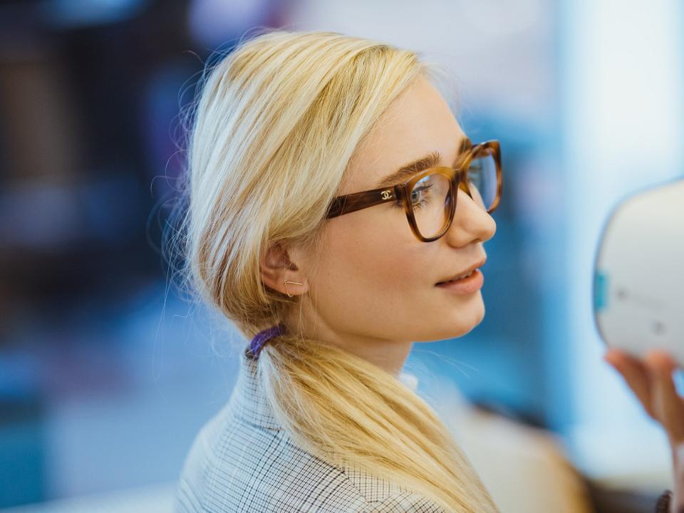 woman thinking work