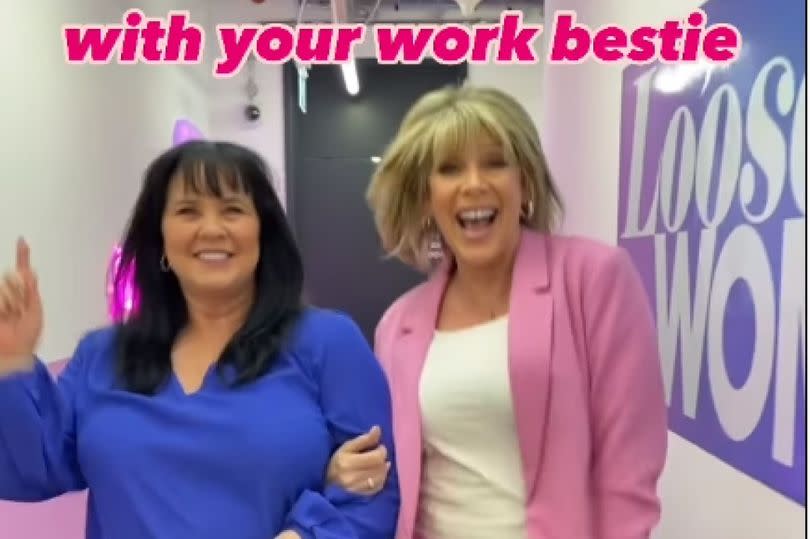 The pair appeared delighted to be reunited -Credit:Coleen Nolan Instagram