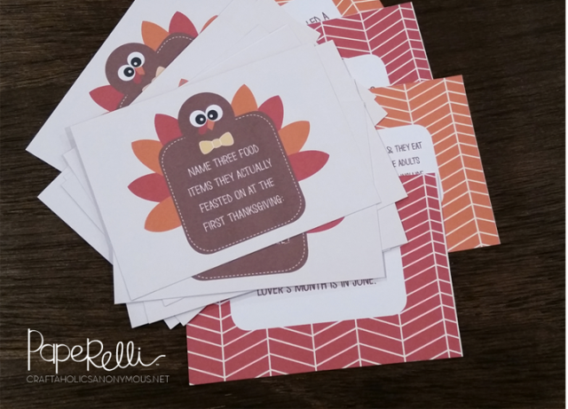 Free Thanksgiving Charades - Organized 31