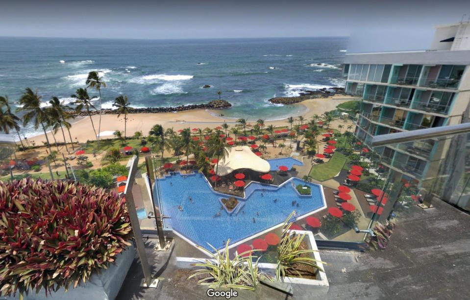 The couple were staying at the Amari Hotel in Sri Lanka (Picture: Google Maps)