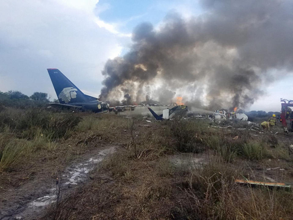 Fotos: Así fue el accidente de Aeroméxico en Durango