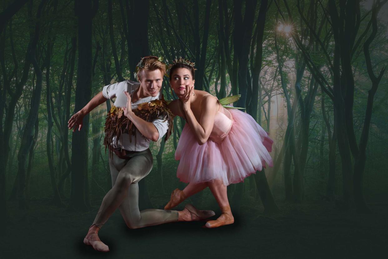 Jay Markov and Lily Loveland in Ballet Palm Beach's "Peter Pan and Tinker Bell."