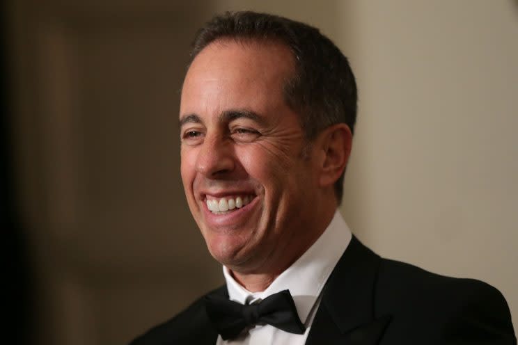 Jerry Seinfeld in black tie