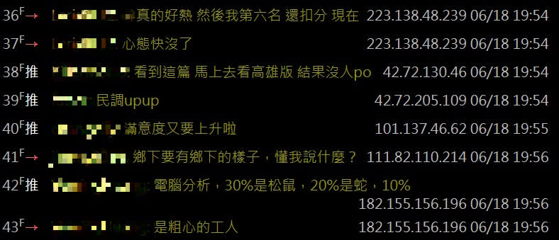 今日天氣炎熱，又遇上停電，讓網友直呼吃不消。（圖／翻攝自PTT）