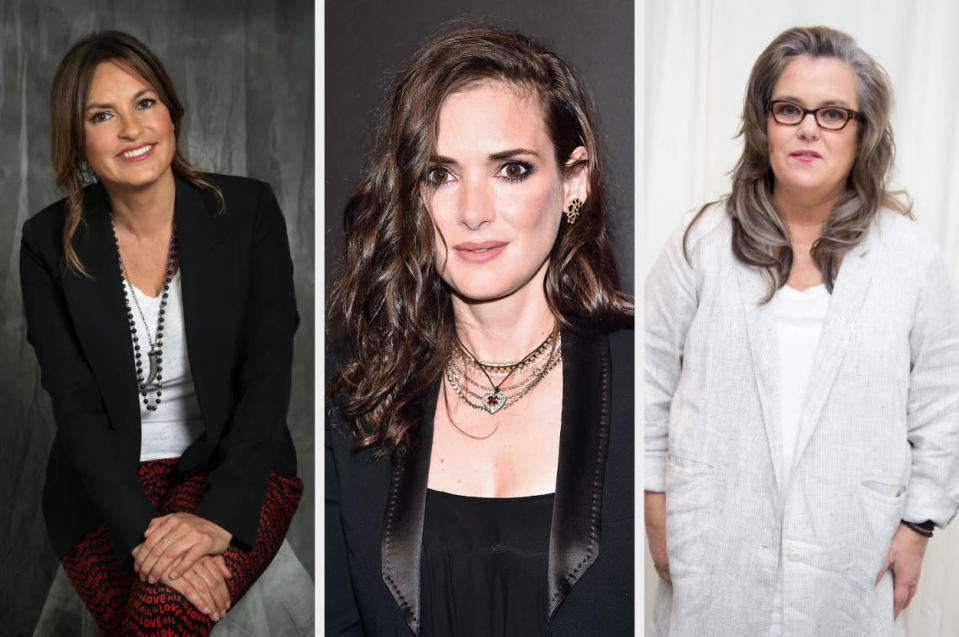 Mariska, Winona Ryder and Rosie O'Donnell