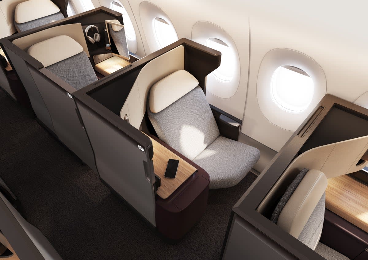 Business class on the new Qantas Project Sunrise service (Qantas)