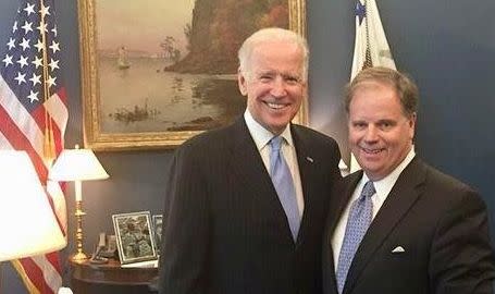 Former Vice President Joe Biden will campaign for Doug Jones next month (Photo: Doug Jones campaign)