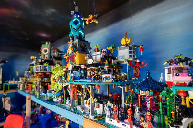 Part of James' LEGO collection