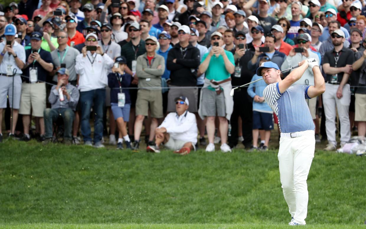 Paul Casey enjoyed the support of the home crowd - PGA of America