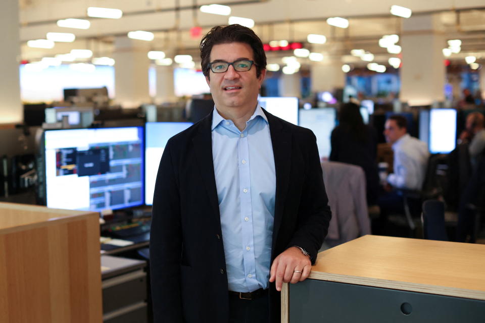 Jim DeMare, Head of Global Markets at Bank of America poses on the trading floor at the Bank of America Tower in Manhattan, New York City, New York, U.S., November 2, 2022. REUTERS/Andrew Kelly