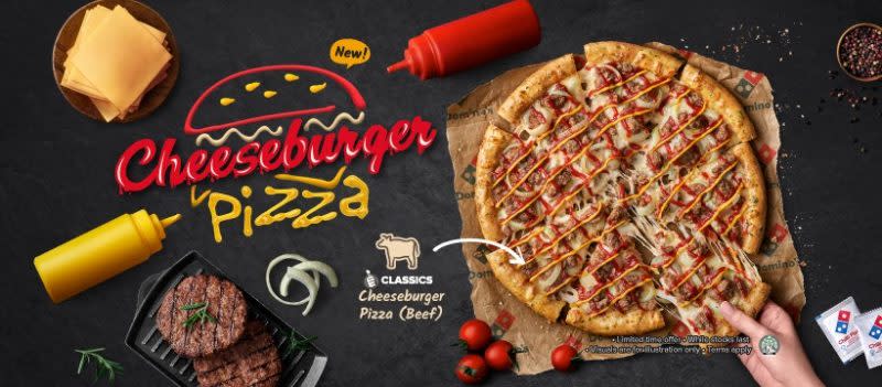 Domino's - Cheeseburger pizza