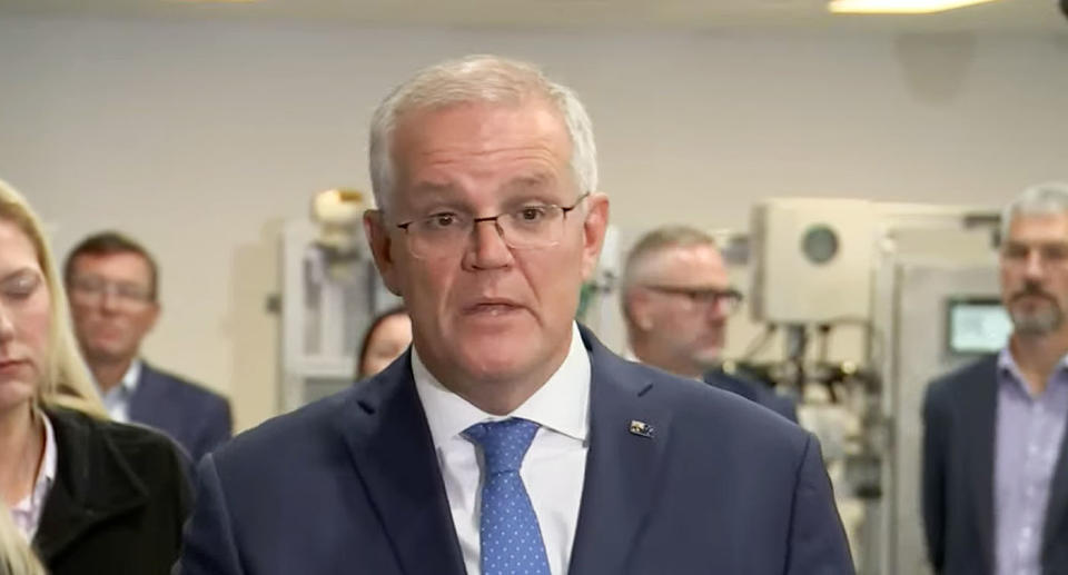 Scott Morrison has defended his government's response to the proposed deal. Source: ABC