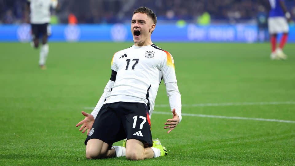 Florian Wirtz scored after just seven seconds against France. - Imago/Zuma Press