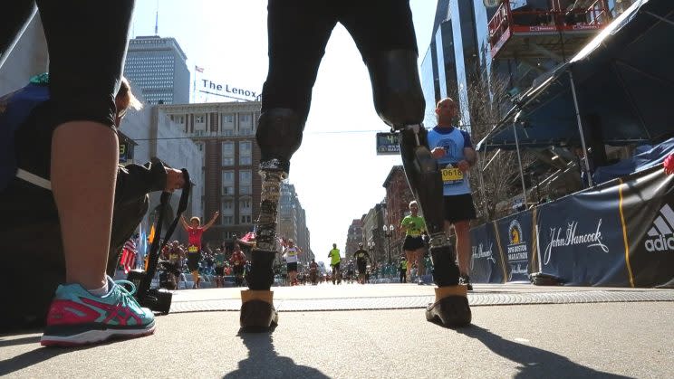 Boston Marathon bombing survivor