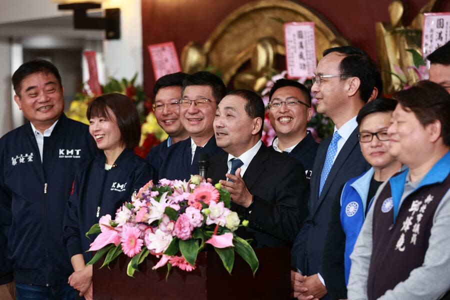 國民黨22日確定總統候選人將由徵召產生。（Photo from 江怡臻臉書）