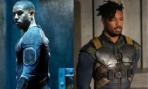 <p>Michael played Johnny Storm AKA The Human Torch in the ill-fated <em>Fantastic Four</em> reboot but has since boosted his Marvel status as villain Erik Killmonger in <em>Black Panther.</em> </p>