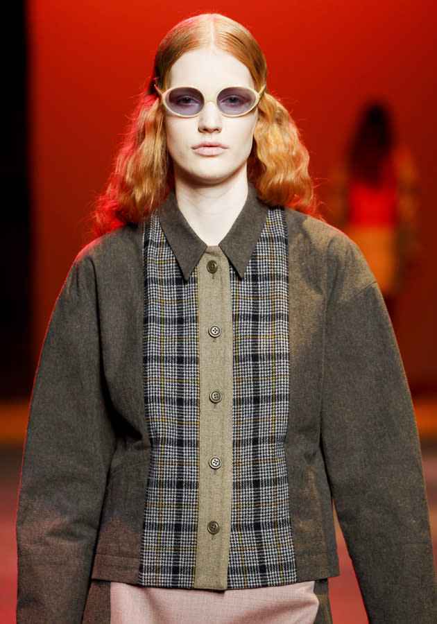 <b>New York Fashion AW13: Weird and wonderful runway looks<br><br></b>Creatures of the Wind showcased a very androgynous show, but we're not sure quite how we feel about this granddad-cardie... We'll let you be the judge.