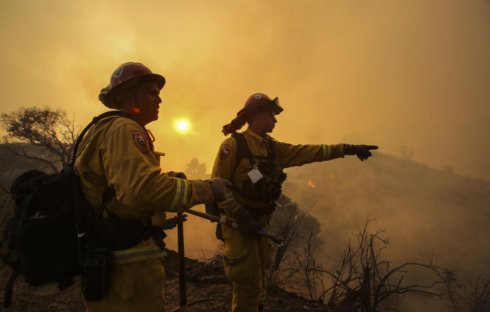 California fire drives thousands from homes