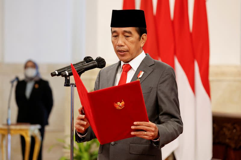 FILE PHOTO: Indonesia's President Joko Widodo reshuffles cabinet