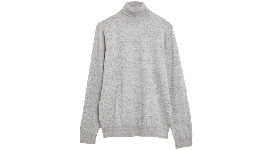 Cotton Roll Neck Jumper