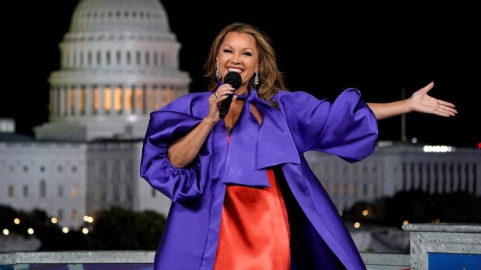 Vanessa Williams hosts “A Capitol Fourth,” live from Washington, D.C., which aired Sunday, July 4, on PBS. (Photo by Jemal Countess/Getty Images for Capital Concerts)