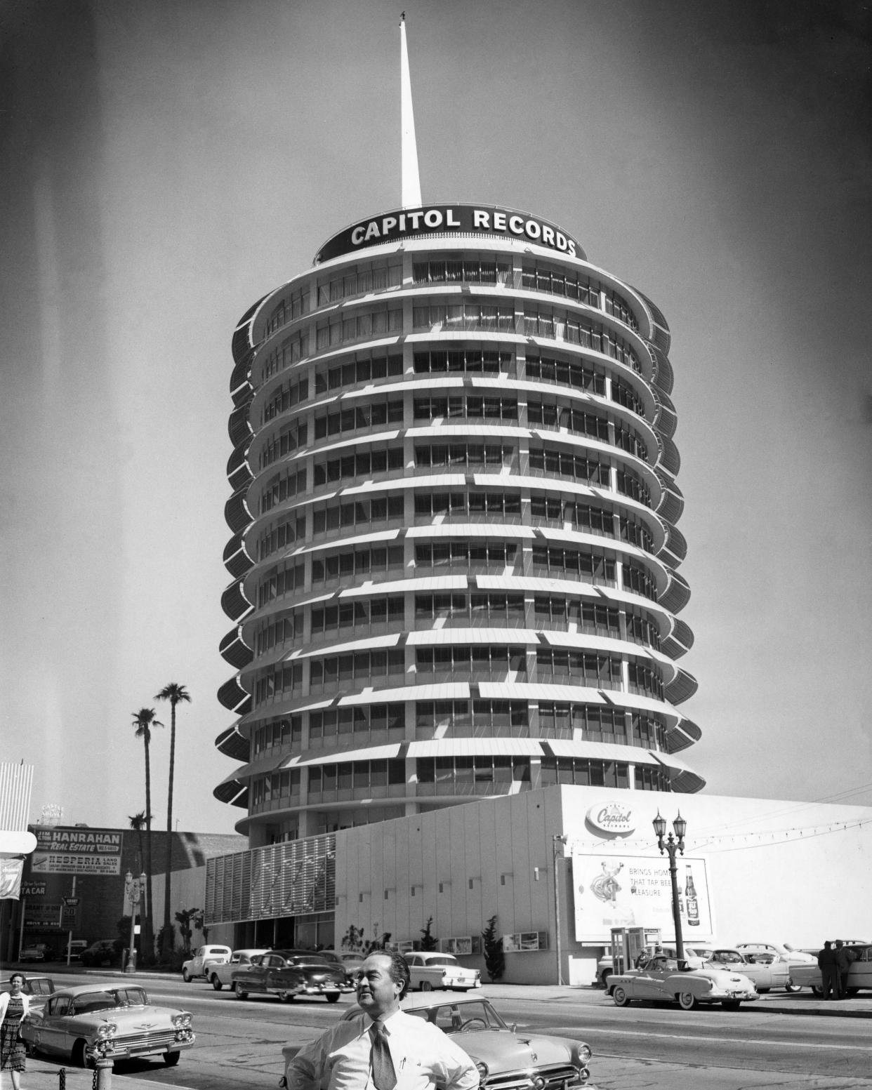 Capitol Records Building in 1957