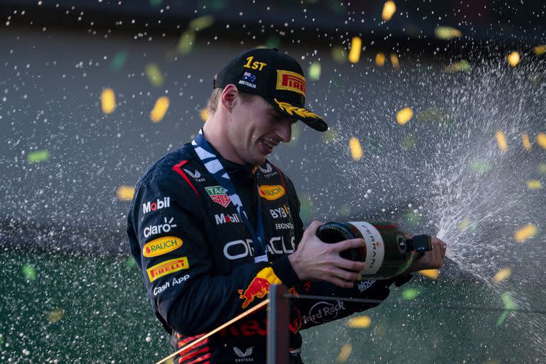 Max Verstappen, ganador del GP de Australia