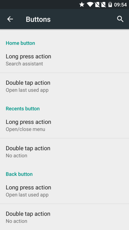 Home button customizing for OnePlus 2, among other tweak-ready options.