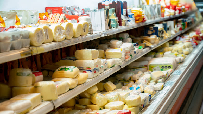 Costco cheese aisle