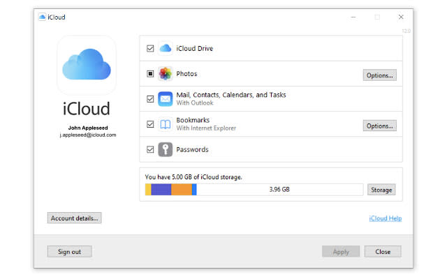 iCloud passwords Chrome extension