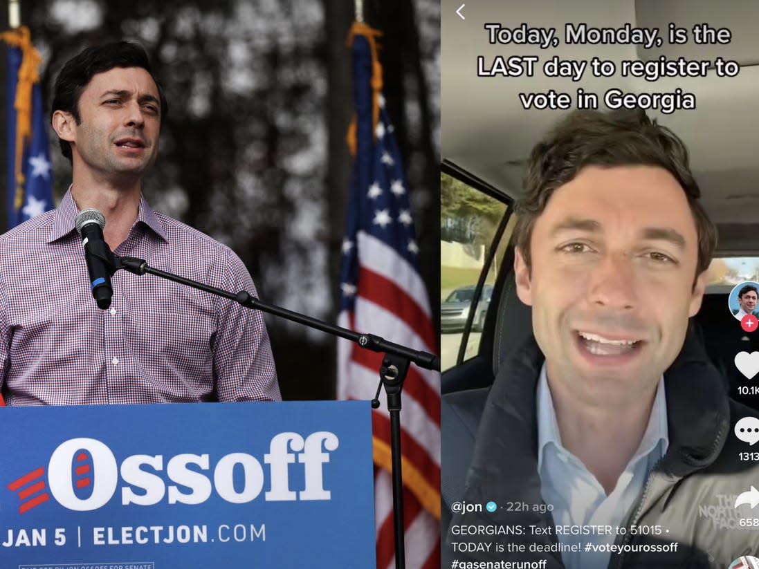 Jon Ossoff TikTok