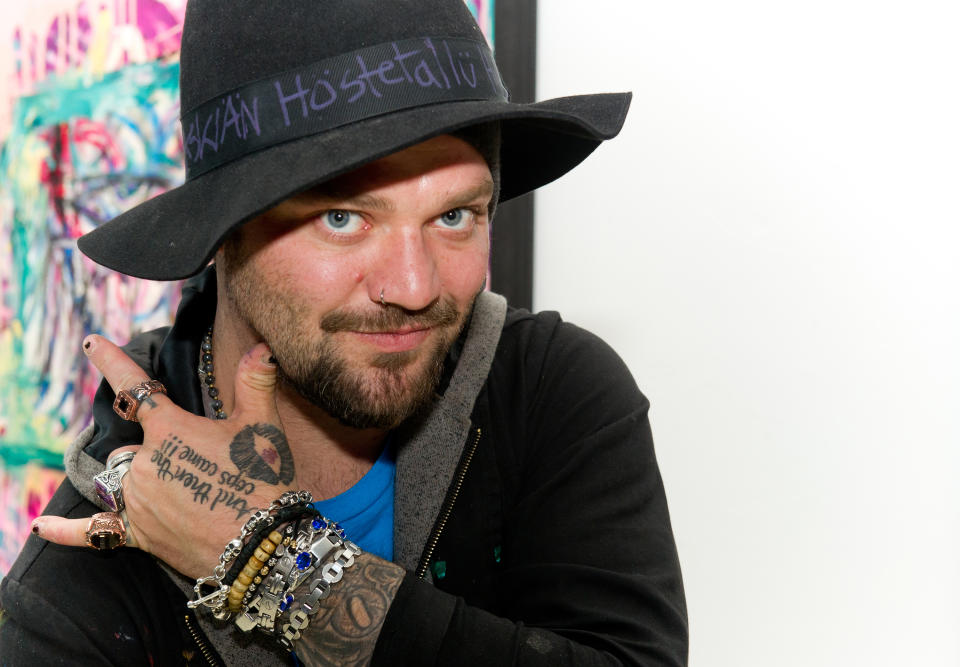 PHILADELPHIA, PA - APRIL 07:  Artist Bam Margera attends the Bam Margera & Friends art exhibit opening at The James Oliver Gallery on April 7, 2012 in Philadelphia, Pennsylvania.  (Photo by Gilbert Carrasquillo/Getty Images)