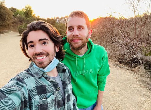 Ben Platt/Instagram Noah Galvin and Ben Platt