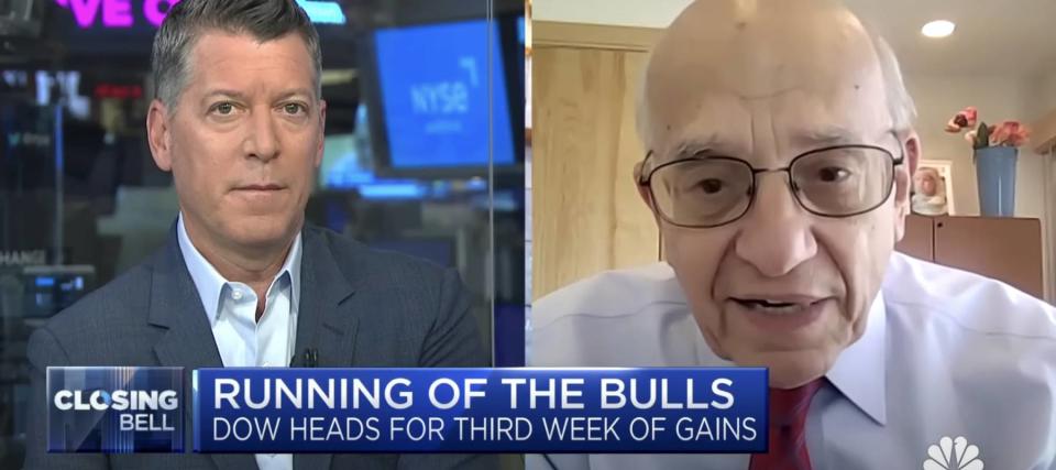 'I don't see this stopping anytime soon': The stock market is headed toward new highs, says Wharton finance professor Jeremy Siegel. Here's why he's so bullish