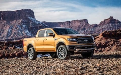 Ford Ranger at Detroit auto show - Jan 2018