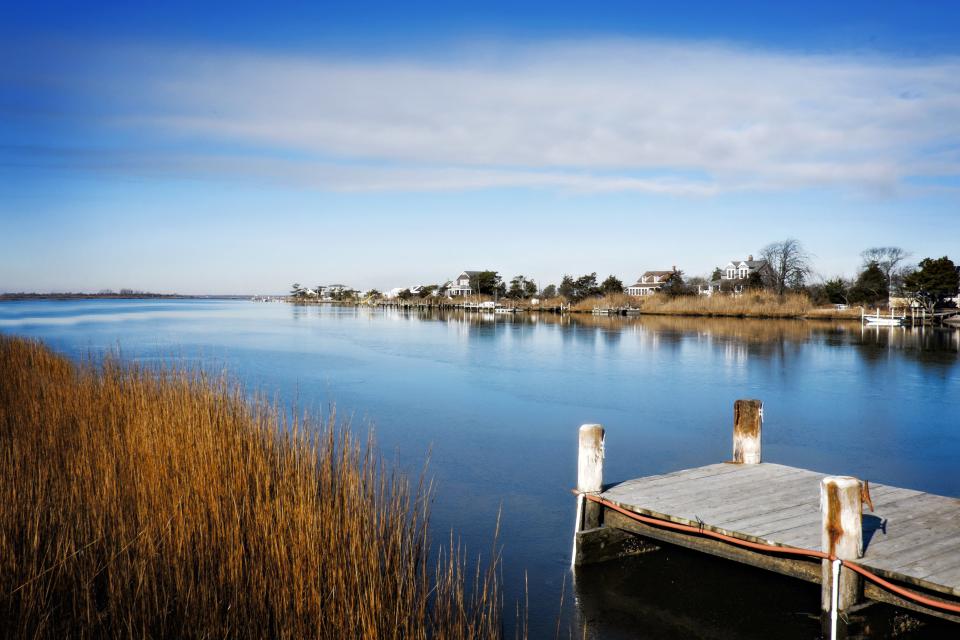 <h1 class="title">Boat Dock and Oak Island, Babylon, Long Island, NY</h1><cite class="credit">Photo: Getty Images</cite>