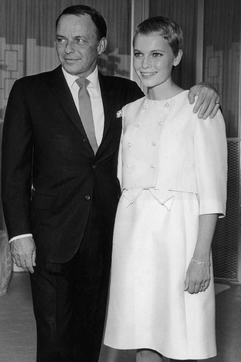 1966: Frank Sinatra and Mia Farrow