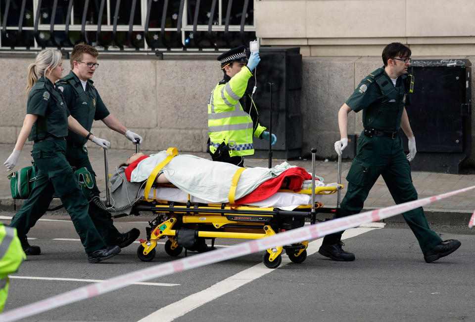 Attack outside the Houses of Parliament in the UK