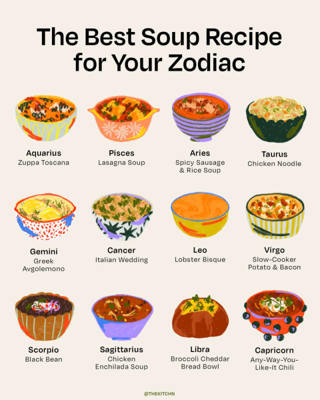 Here's What Soup You Should Make, Based on Your Zodiac Sign