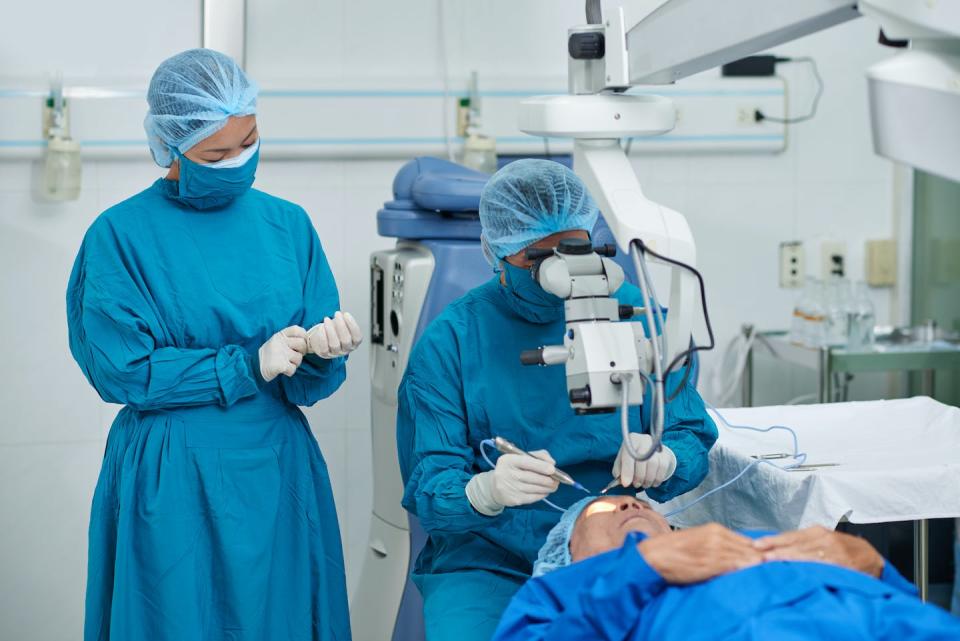 Every hour doing laser eye surgeries is an hour less for a cataract surgery. (Shutterstock)